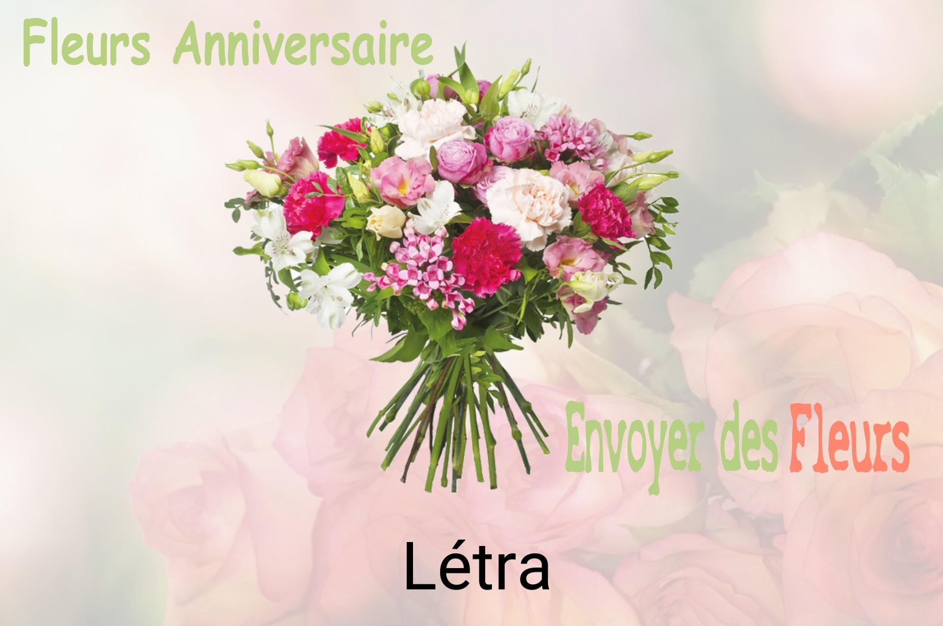Bouquet de fleurs d’anniversaire livré à Létra